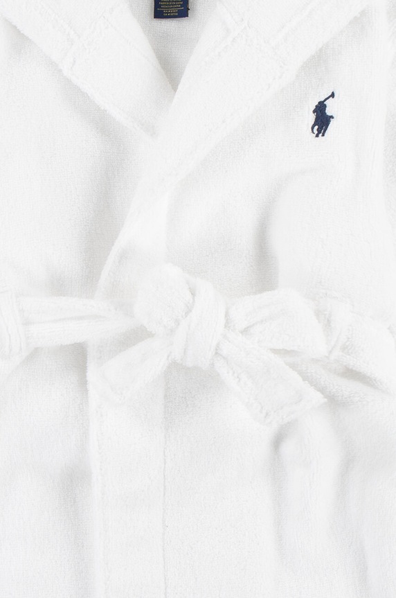 Polo Ralph Lauren szlafrok bawełniany dziecięcy 8P0188 biały