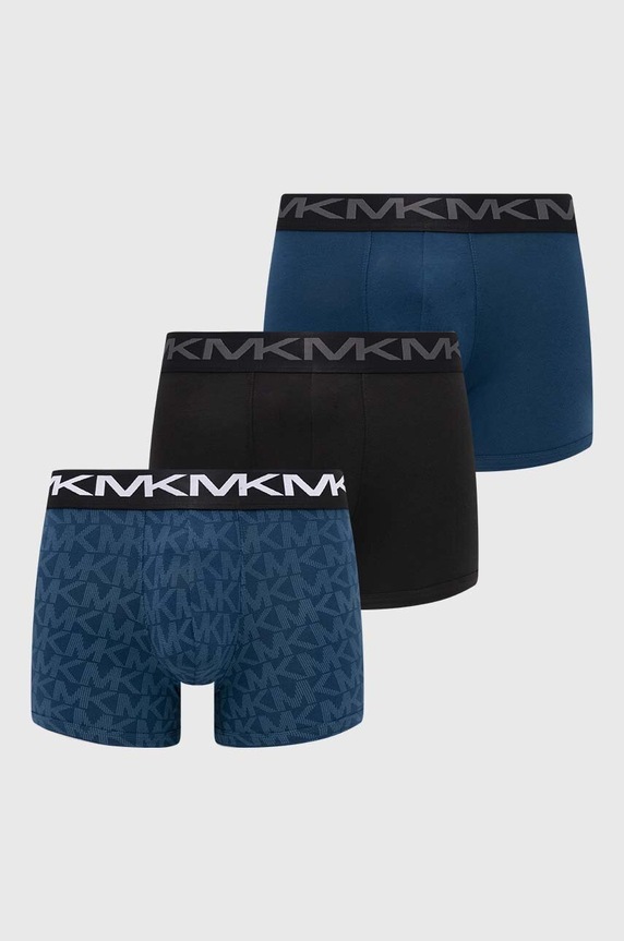 Michael Kors bokserki 3-pack dzianina granatowy 6F41X10033