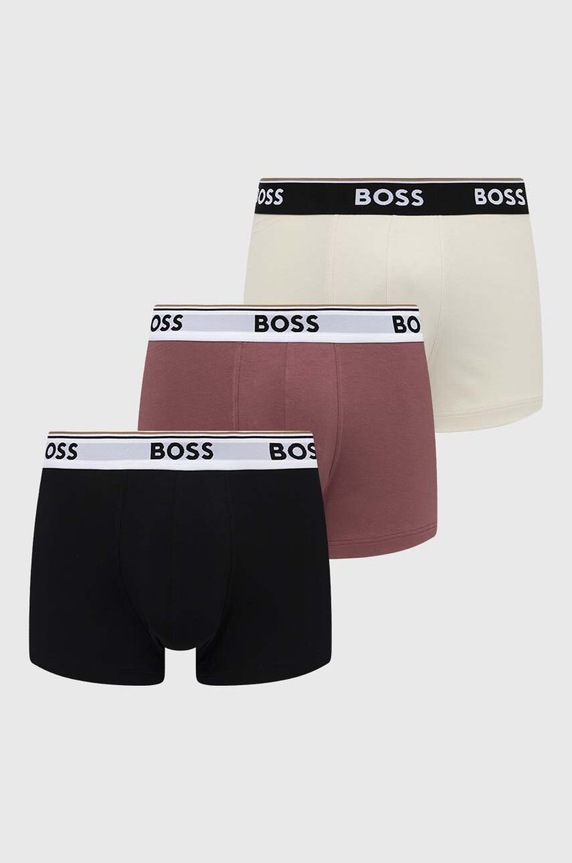 BOSS boxeri 3-pack boxeri multicolor 50517827