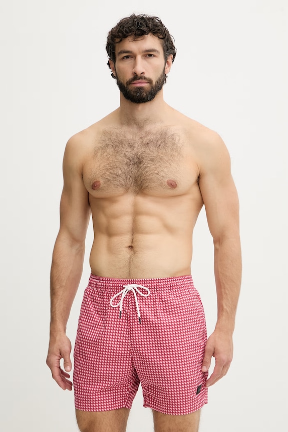 BOSS σορτς μαγιό Ανδρικά Vibe κόκκινο 50518968