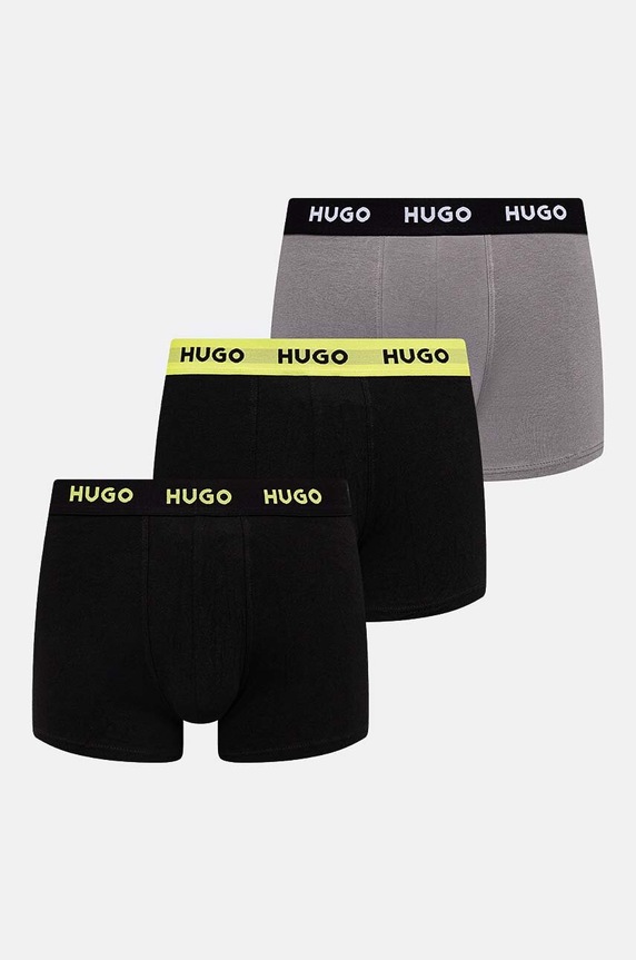 HUGO bokserki 3-pack wzorzyste czarny 50517878