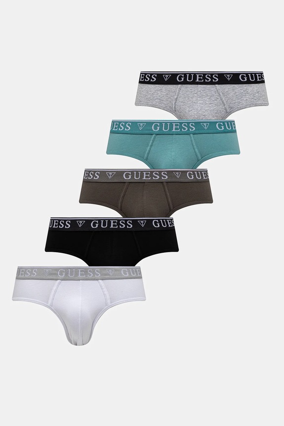 Σλιπ Guess 5-pack πλεκτό ύφασμα μαύρο U4YG20.K6YW1