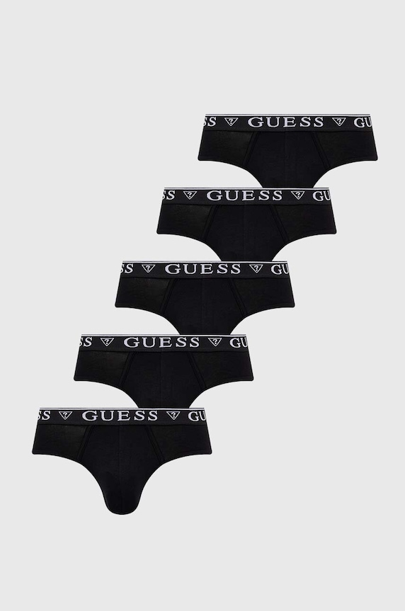 Σλιπ Guess 5-pack πλεκτό ύφασμα μαύρο U4YG20.K6YW1