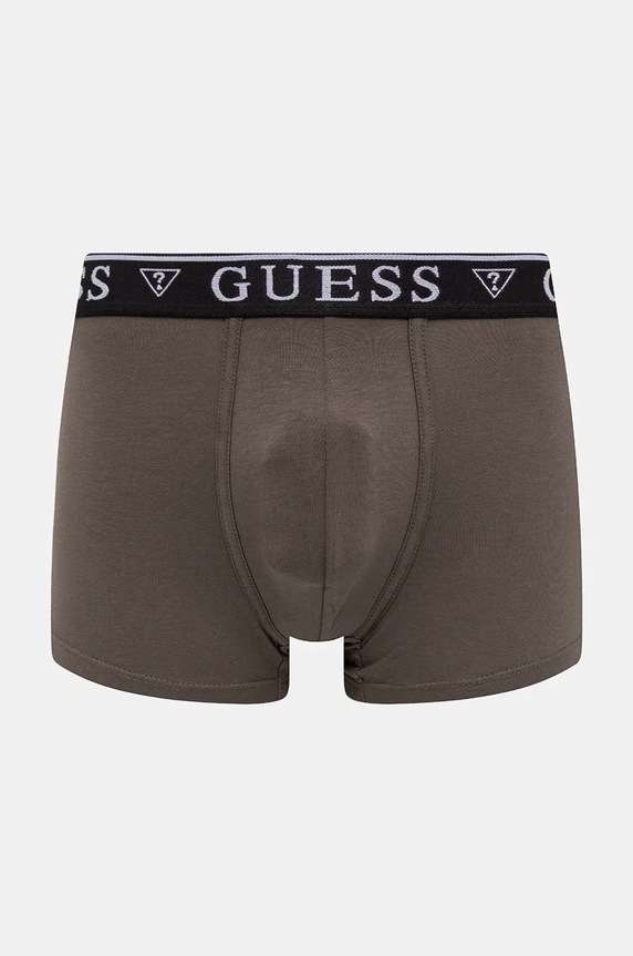 Guess bokserki męskie bawełniane z elastanem 5-pack czerwony U4YG16.K6YW1