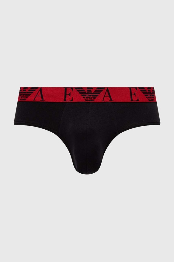 Odzież Emporio Armani Underwear slipy 111734.4F715 czarny
