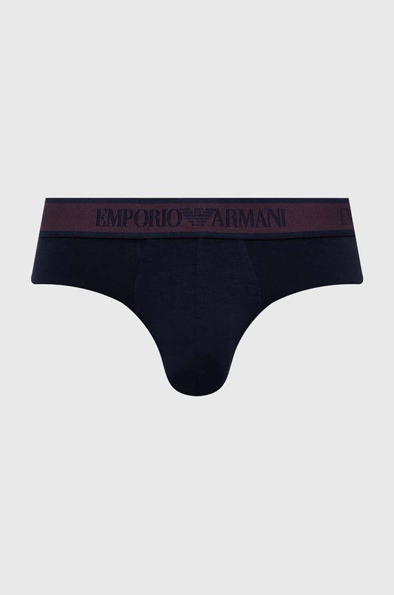 Emporio Armani Underwear slipy 3-pack 111734.4F717 granatowy AW24