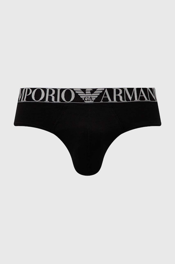 Emporio Armani Underwear slipy 3-pack 111734.4F726 czarny AW24