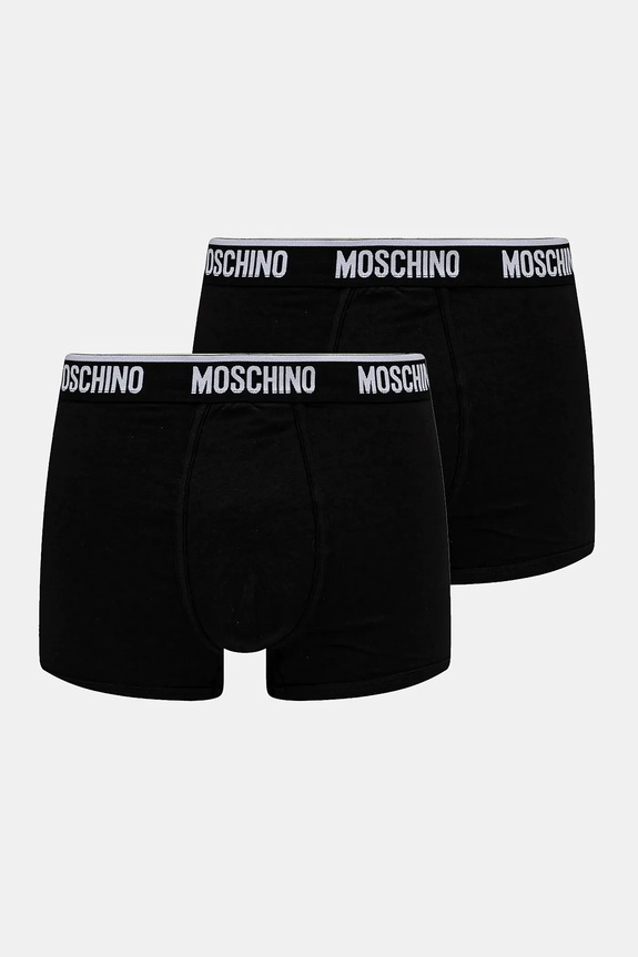 Moschino Underwear boxeralsó 2 db sima fekete 1397.4402