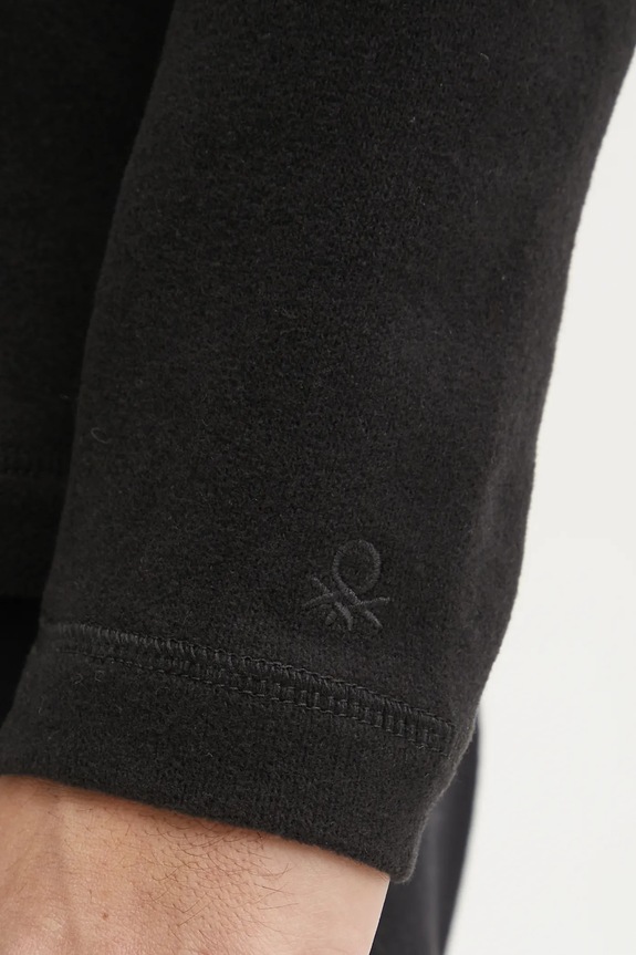 Pidžama - dukserica s kapuljačom United Colors of Benetton 3Q414M01T crna