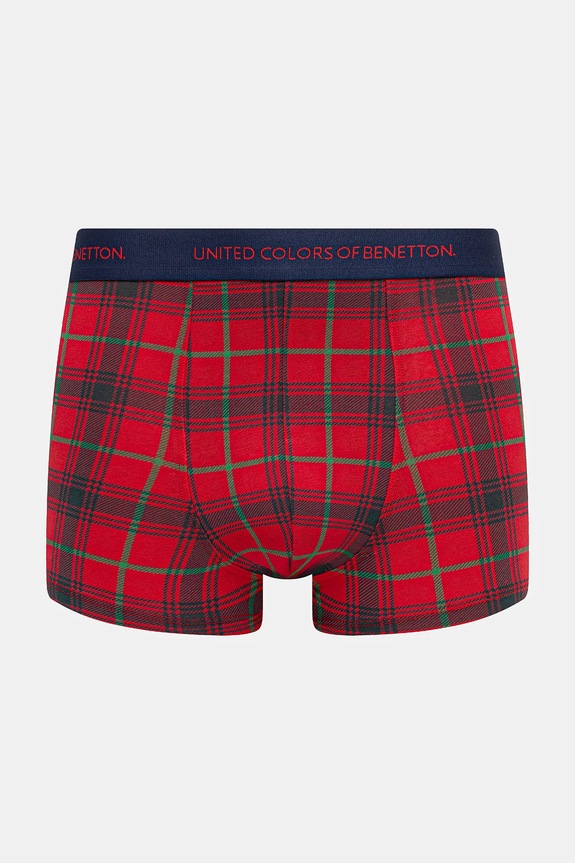 Boxerky United Colors of Benetton pletenina červená 3TRL2X01A