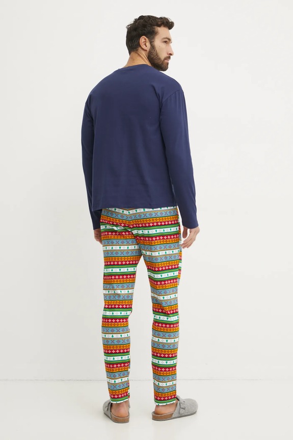 United Colors of Benetton pizsama x GARFIELD 37MW4P02J sötétkék AW24