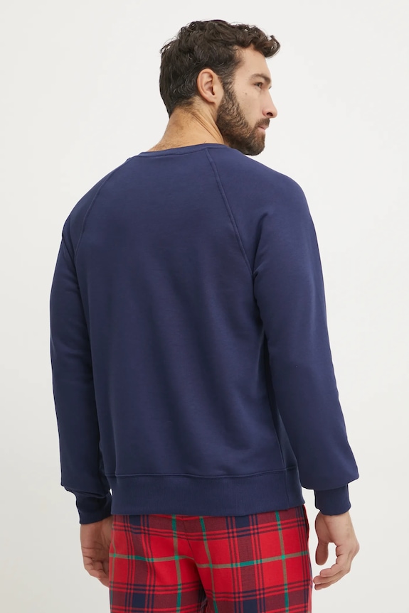 Îmbrăcăminte United Colors of Benetton bluza x GARFIELD 31NB4M01U bleumarin