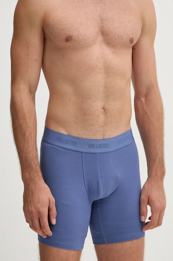 Oblečení Boxerky Hollister Co. 3-pack KI314.4020.118 modrá