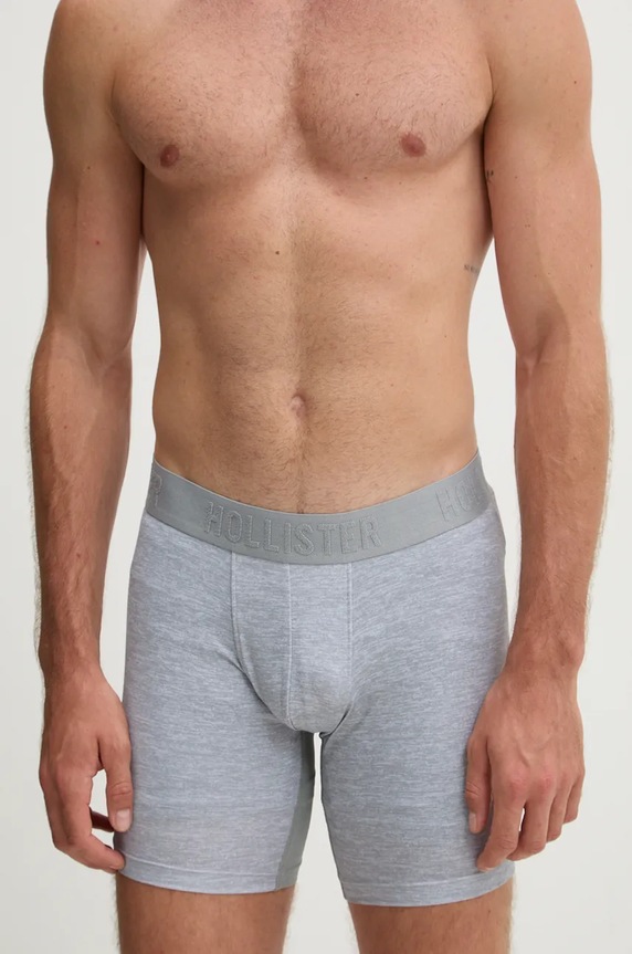 Μποξεράκια Hollister Co. 5-pack KI314.4031.500 γκρί AW24