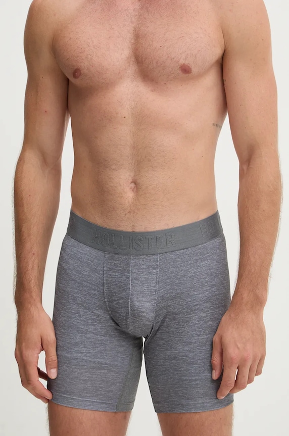 Μποξεράκια Hollister Co. 5-pack KI314.4031.500 γκρί