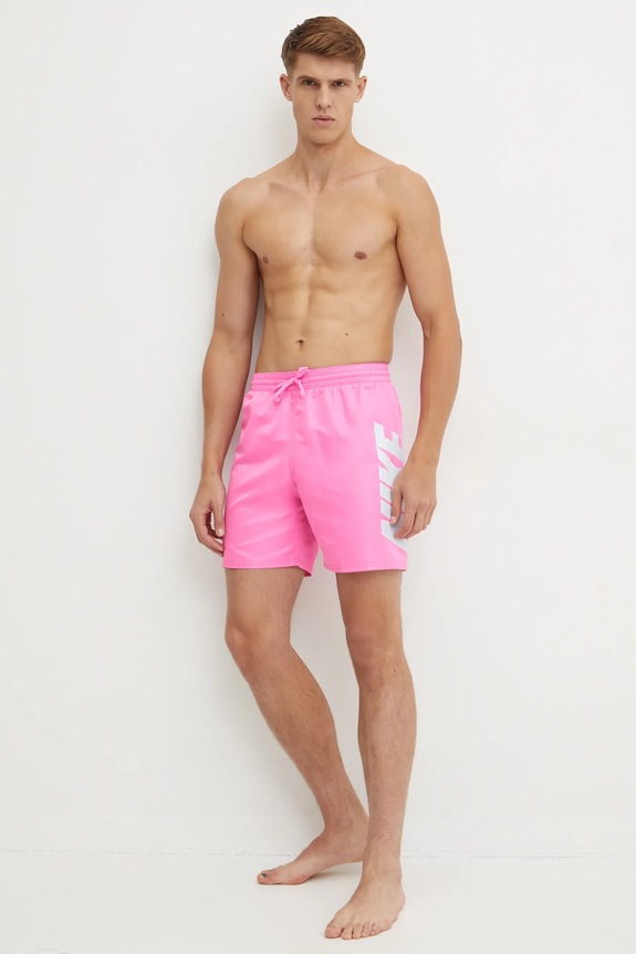 Nike pantaloni scurti de baie Big Block Planet friendly roz NESSE521