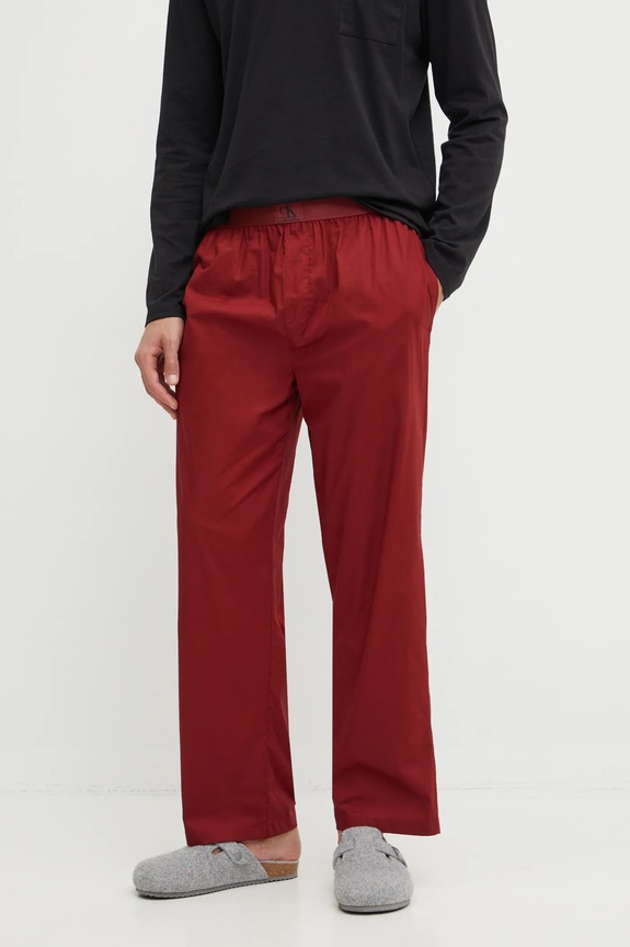 Bavlněné pyžamo Calvin Klein Underwear černá 000NM2850E