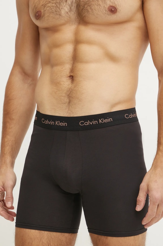 Boxerky Calvin Klein Underwear 3-pak pletenina čierna 000NB1770A.
