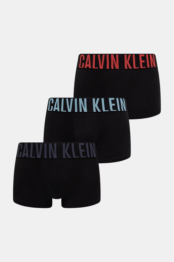 Calvin Klein Underwear priliehavé boxerky pánske 3-pak čierna 000NB3611A