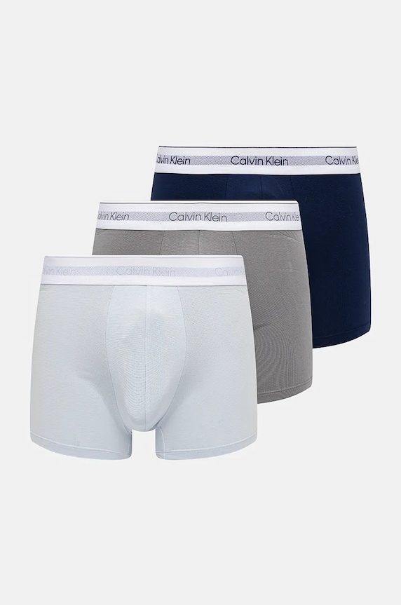 Calvin Klein Underwear boxeri 3-pack boxeri albastru 000NB3954A