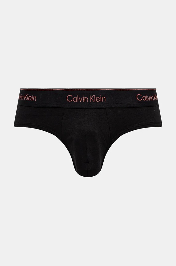 Odzież Calvin Klein Underwear slipy 3-pack 000NB4075A czarny