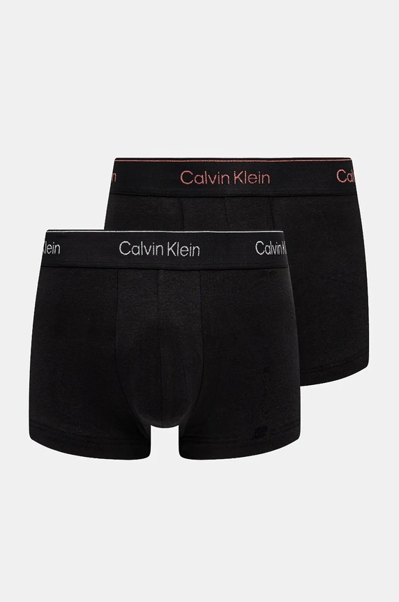 Boxerky Calvin Klein Underwear 3-pak pletenina čierna 000NB4076A
