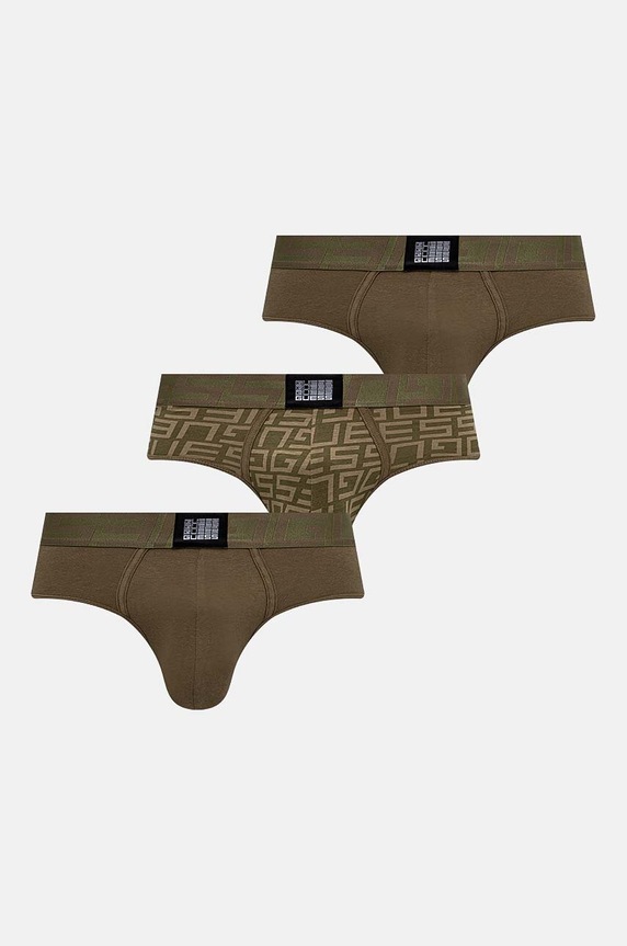 Guess slipy 3-pack dzianina zielony U4RG02.K6YW0
