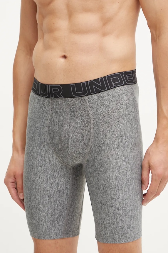 Μποξεράκια Under Armour 3-pack πλεκτό ύφασμα γκρί 25UUSHJ053