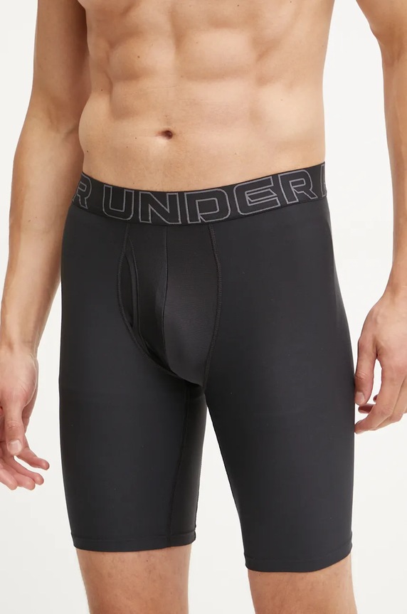Μποξεράκια Under Armour 3-pack πλεκτό ύφασμα μαύρο 25UUSHJ053