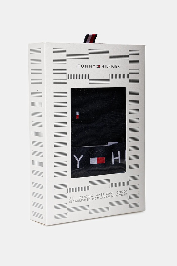 Μπόξερακι και κάλτσες Tommy Hilfiger εφαρμοστό σορτς μπόξερ σκούρο μπλε UM0UM02900