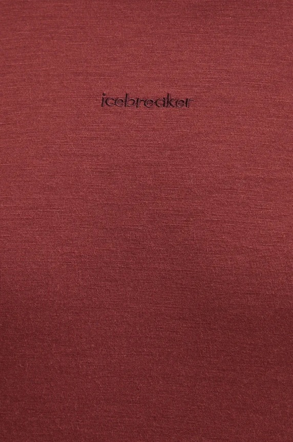 Funkcionalna majica z dolgimi rokavi Icebreaker Merino 200 Sonebula IB0A56QH02O1 bordo