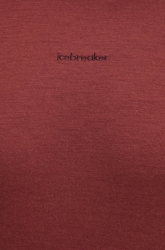 Funkcionalna majica z dolgimi rokavi Icebreaker Merino 200 Sonebula IB0A56QH02O1 bordo