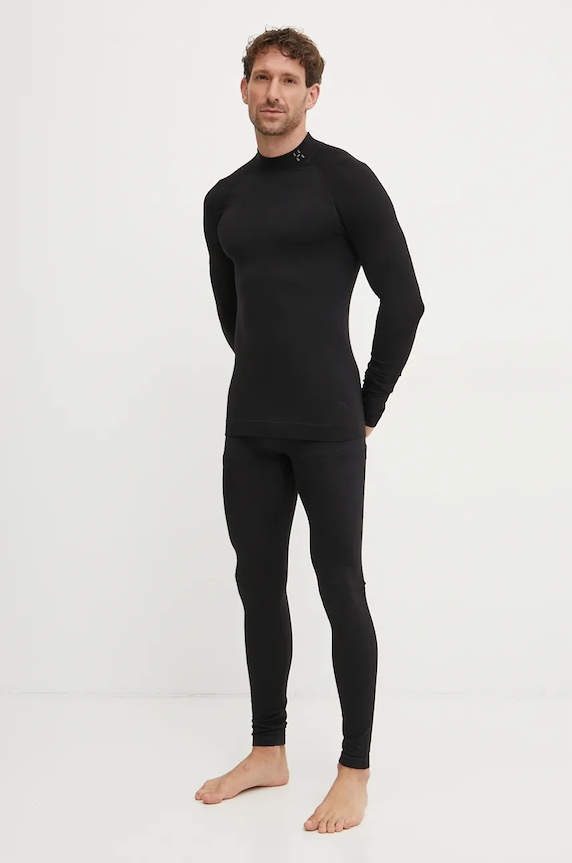 Funkčné tričko s dlhým rukávom Haglöfs Latnja Wool 607476 čierna AW25