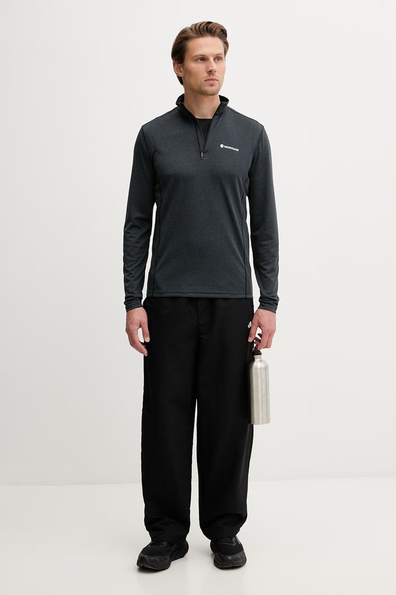 Montane longsleeve funcțional Dart MDRZI18 negru AW24