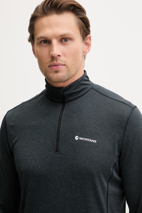 Montane longsleeve funcțional Dart negru MDRZI18