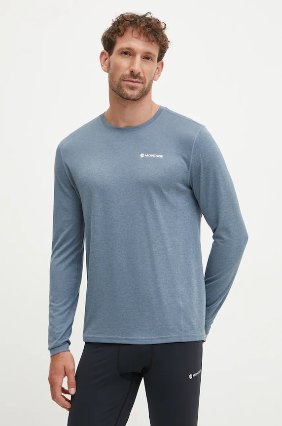 Montane longsleeve funkcyjny Dart Planet friendly niebieski MDLST18