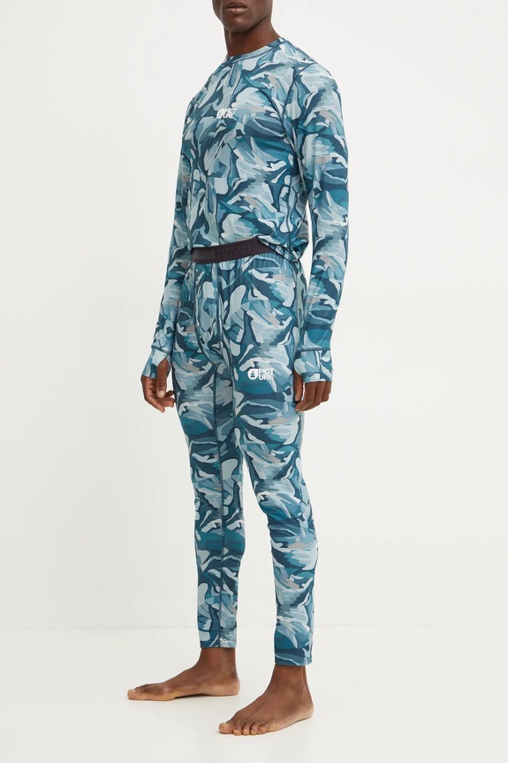 Funkcionalne tajice Picture Lhotse Printed zimski sportovi tirkizna LG0098