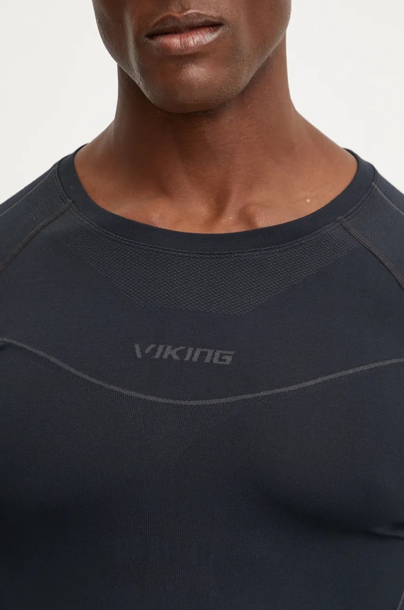 Функционална блуза с дълги ръкави Viking Gary Bamboo 500.25.9523 черен