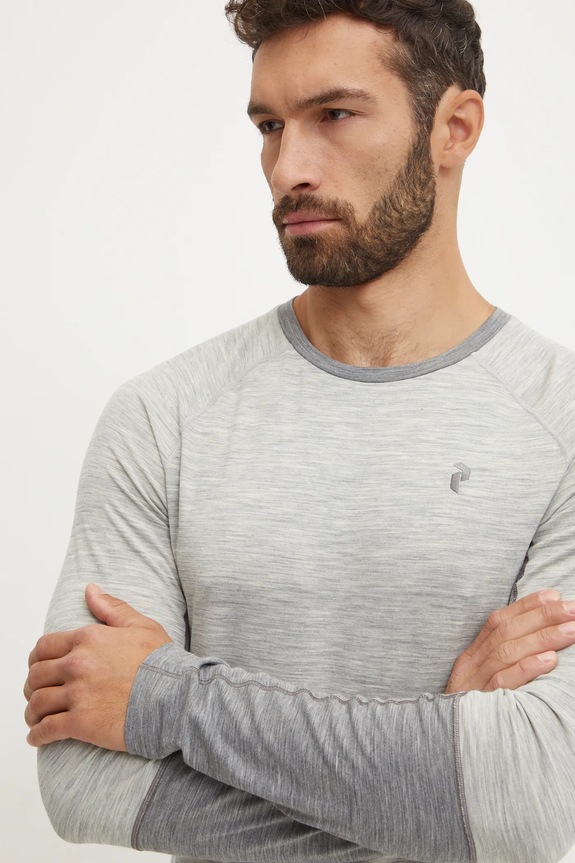 Peak Performance longsleeve funkcyjny Magic szary G79887