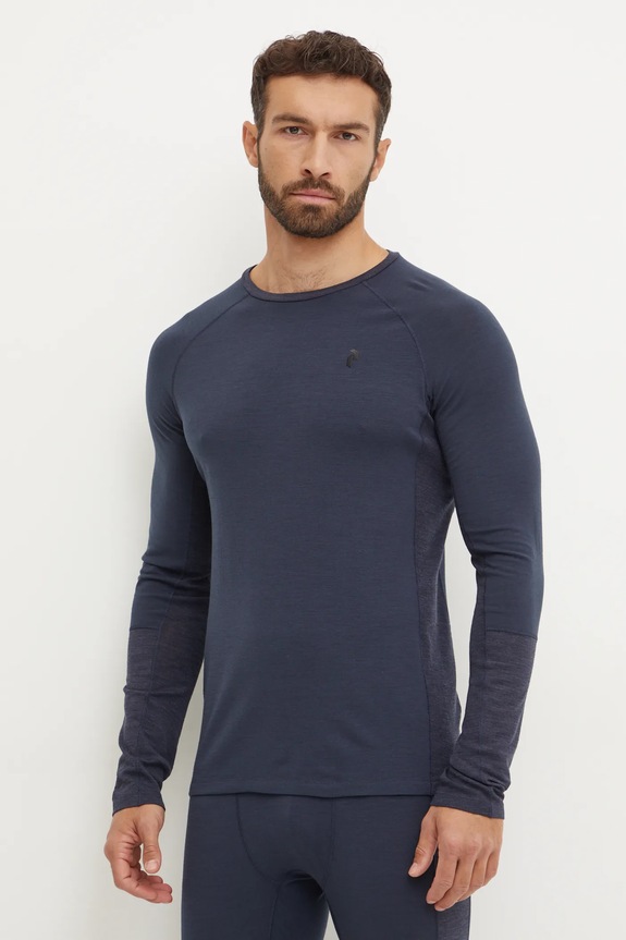 Peak Performance longsleeve funkcyjny Magic sporty zimowe granatowy G79887