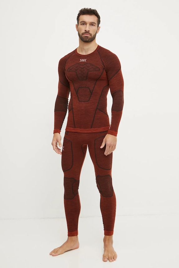 X-Bionic legginsy funkcyjne Symbio Merino XM.YPP2W24M czerwony AW25