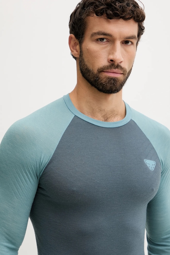 Dynafit funkcionális hosszú ujjú ing Tour Light Merino türkiz 08.0000071364