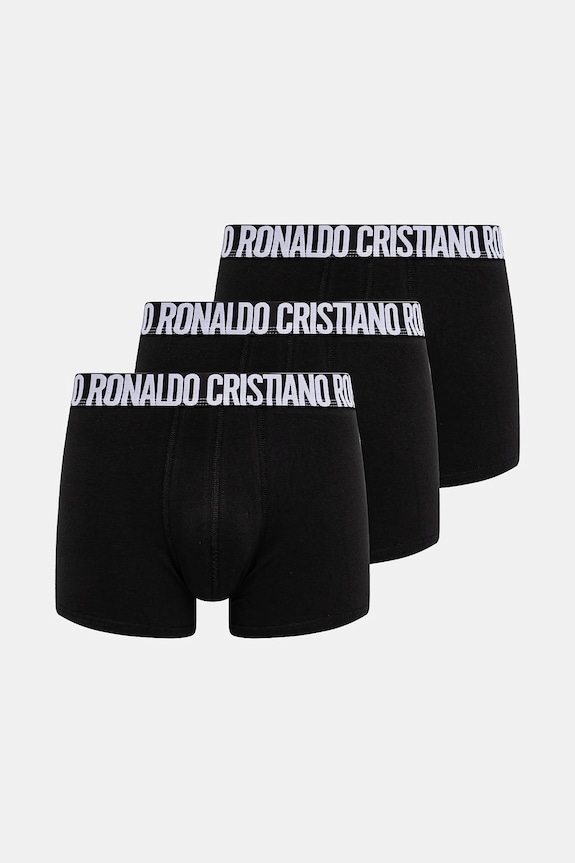 CR7 Cristiano Ronaldo bokserki 3-pack dzianina czarny 8100.4900.2757