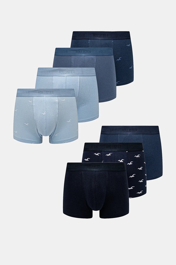 Hollister Co. boxeralsó 7 db sima kék KI314.4003.208