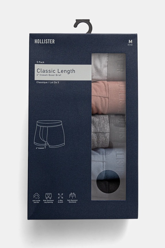 Hollister Co. boxeralsó 5 db KI314.4015.400