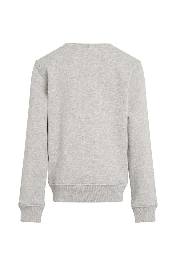 Calvin Klein Jeans bluza bawełniana dziecięca IU0IU00581.9BYH szary AW24