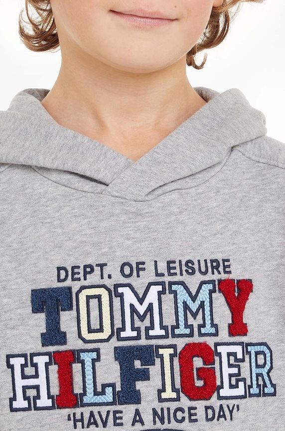 Tommy Hilfiger bluza dziecięca KB0KB09050.9BYH.128.176 szary