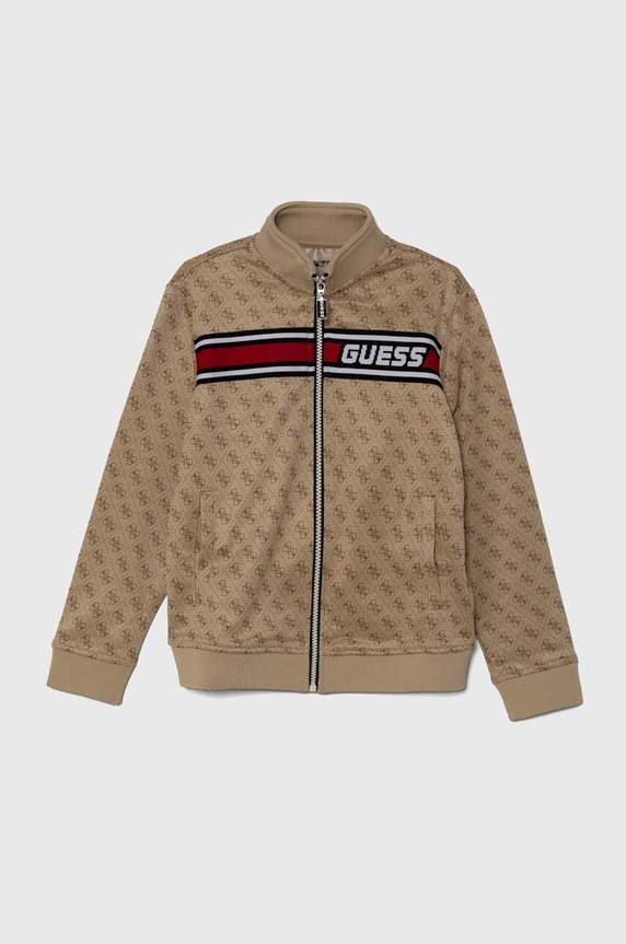 Guess bluza copii cu modele bej L4YQ24.FL04Q.9BYH