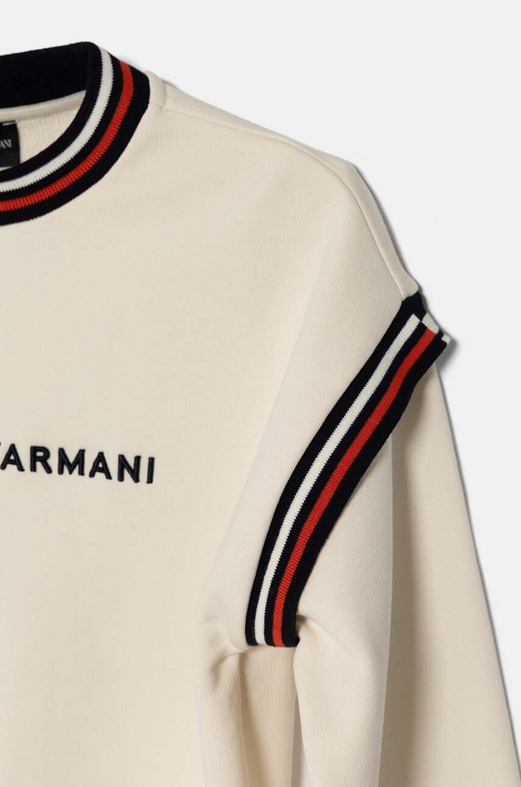 Emporio Armani bluza bawełniana dziecięca beżowy 6D4BJL.1JWPZ