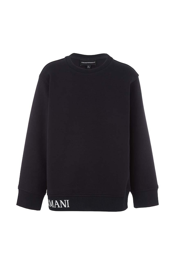 Emporio Armani bluza copii 6D4MJG.1JHSZ bleumarin AW24